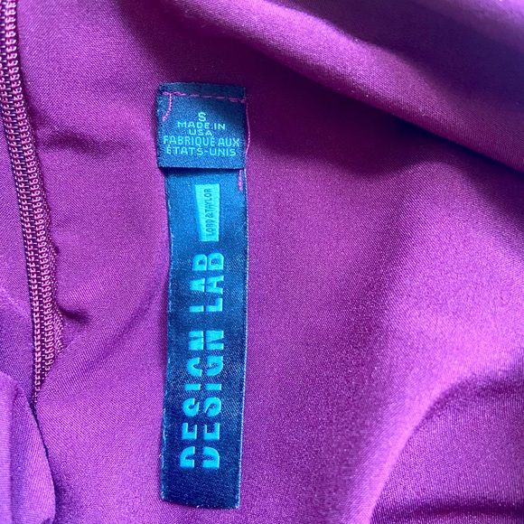 Velvet burgundy romper - Picture 4 of 4